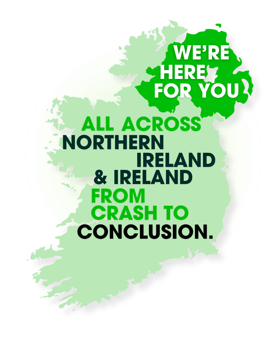 Accident support across Northern Ireland and Ireland, from crash to conclusion